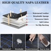 image:imageCoverado Tacoma Seat Covers Full Set Faux Leather Seat Covers Custom Fit for 20162023 Toyota Tacoma DoubleCrew Cab Base Prerunner SR5 Limited TRD Sport Interior Covers White LineBlue