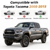 image:imageCoverado Tacoma Seat Covers Full Set Faux Leather Seat Covers Custom Fit for 20162023 Toyota Tacoma DoubleCrew Cab Base Prerunner SR5 Limited TRD Sport Interior Covers White LineWhite