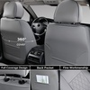 image:imageCoverado Tacoma Seat Covers Full Set Faux Leather Seat Covers Custom Fit for 20162023 Toyota Tacoma DoubleCrew Cab Base Prerunner SR5 Limited TRD Sport Interior Covers White LineGray