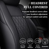 image:imageCoverado Tacoma Seat Covers Full Set Faux Leather Seat Covers Custom Fit for 20162023 Toyota Tacoma DoubleCrew Cab Base Prerunner SR5 Limited TRD Sport Interior Covers White LineBlack