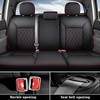 image:imageCoverado Tacoma Seat Covers Full Set Faux Leather Seat Covers Custom Fit for 20162023 Toyota Tacoma DoubleCrew Cab Base Prerunner SR5 Limited TRD Sport Interior Covers White LineRed