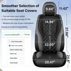 image:imageCoverado Leather Car Seat Covers Full Set Luxury DiamondPattern Black Leather Seat Covers amp Carbon Fiber Waterproof Car Seat Protector 5 Seats Automotive Seat Covers Universal Fit for Most CarsBlackGray