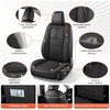 image:imageCoverado Corolla Seat Covers Custom Fit for Toyota Corolla 2023 2024 2025 2026 XSECar Seat Covers Automotive Seat Protectors Premium Nappa Waterproof Luxury Faux LeatherFull SetBlackBlack