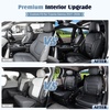 image:imageCoverado Sienna Seat Covers Custom Fit for Toyota Sienna 20212026 XLEXSELimitedPlatinum7 Seats2nd Row Captain Chairs NO LegrestSeat Covers Waterproof Luxury Faux LeatherFull SetBlackBlack