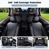 image:imageCoverado Sienna Seat Covers Custom Fit for Toyota Sienna 20212026 XLEXSELimitedPlatinum7 Seats2nd Row Captain Chairs NO LegrestSeat Covers Waterproof Luxury Faux LeatherFull SetBlackBlack