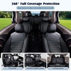 image:imageCoverado Sienna Seat Covers Custom Fit for Toyota Sienna 20212026 XLEXSELimitedPlatinum7 Seats2nd Row Captain Chairs NO LegrestSeat Covers Waterproof Luxury Faux LeatherFull SetBlackBlack