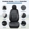 image:imageCoverado Sienna Seat Covers Custom Fit for Toyota Sienna 20212026 XLEXSELimitedPlatinum7 Seats2nd Row Captain Chairs NO LegrestSeat Covers Waterproof Luxury Faux LeatherFull SetBlackBlack