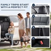 image:imageCoverado Sienna Seat Covers Custom Fit for Toyota Sienna 20212026 XLEXSELimitedPlatinum7 Seats2nd Row Captain Chairs NO LegrestSeat Covers Waterproof Luxury Faux LeatherFull SetBlackBlack